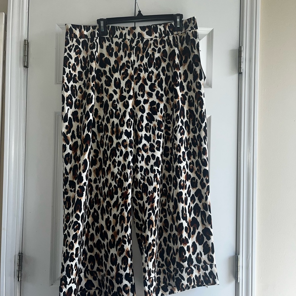 Nine West Animal Print Trousers
